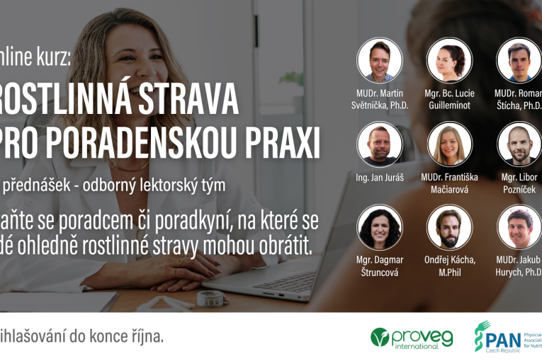 Online kurz: ROSTLINNÁ STRAVA PRO PORADENSKOU PRAXI